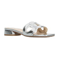 Sandalias Dama Efe Plateado Casual Mujer