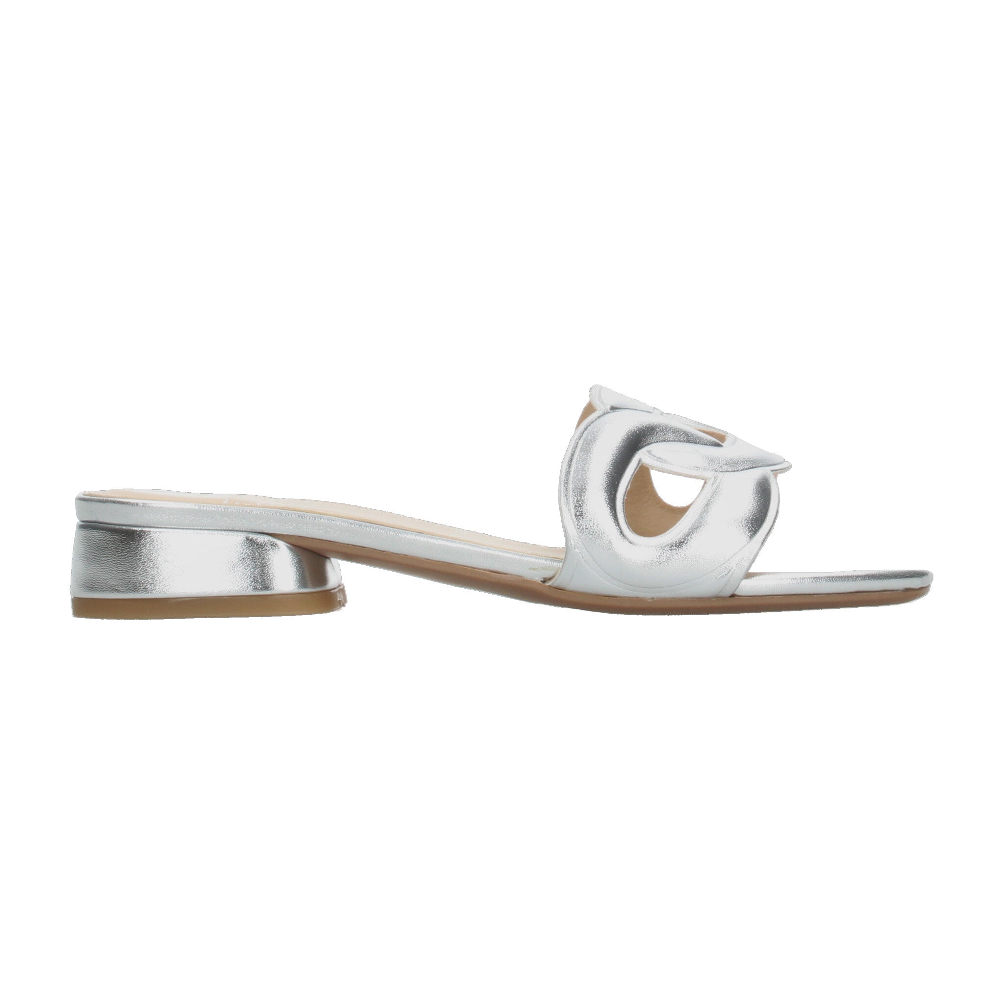 Sandalias Dama Efe Plateado Casual Mujer