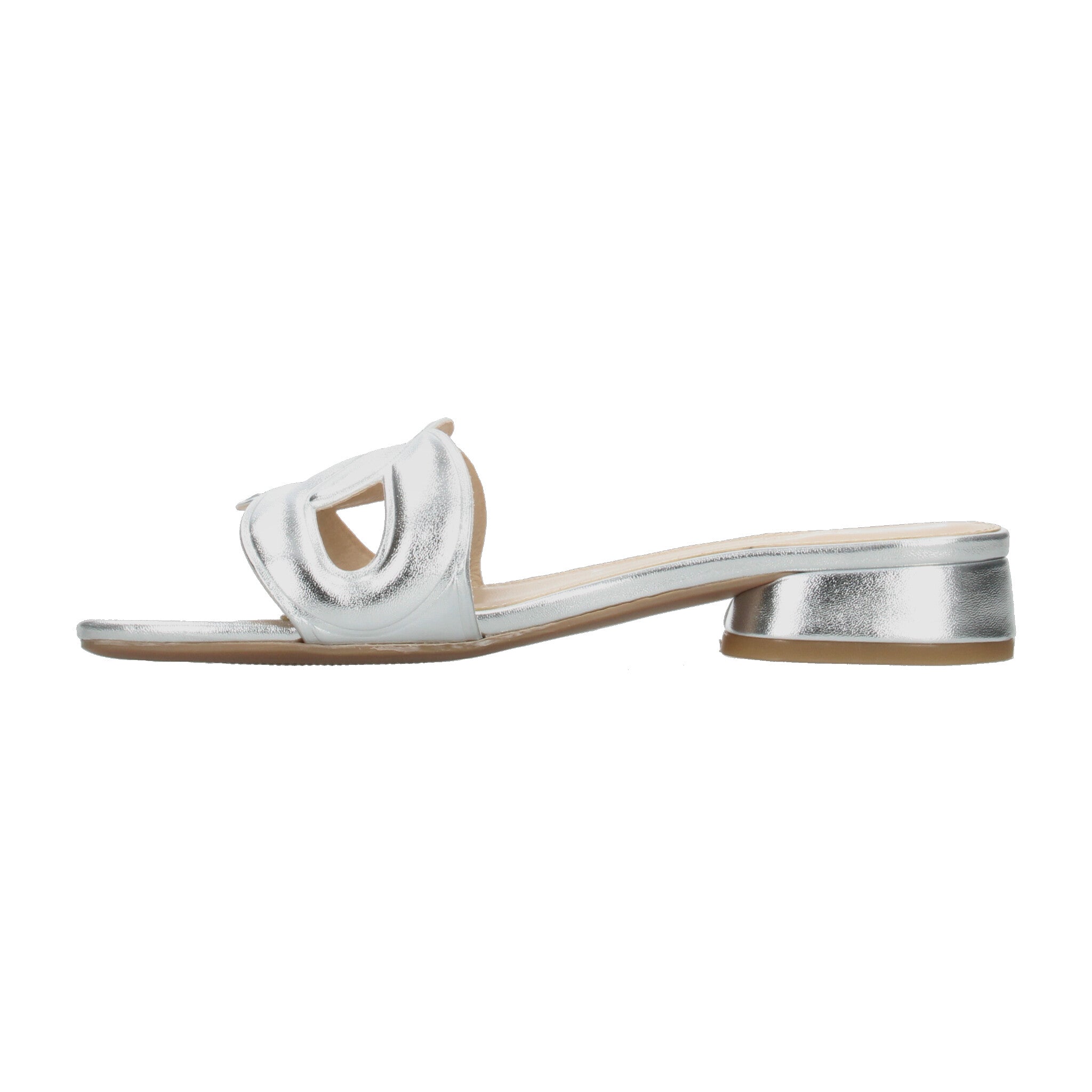 Sandalias Dama Efe Plateado Casual Mujer