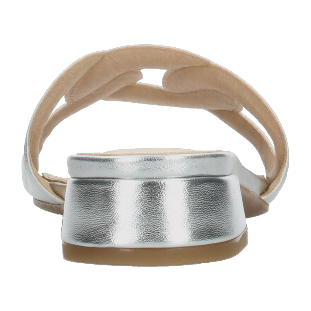 Sandalias Dama Efe Plateado Casual Mujer