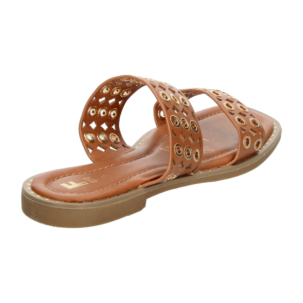 Sandalias Dama Efe Café Casual Mujer