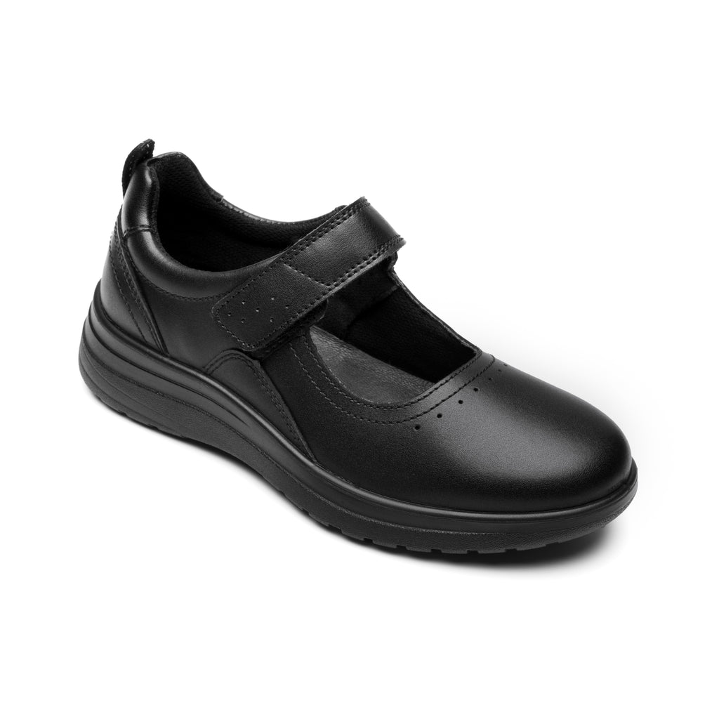 Zapato Niña Flexi Negro Escolar Infantil T17-22