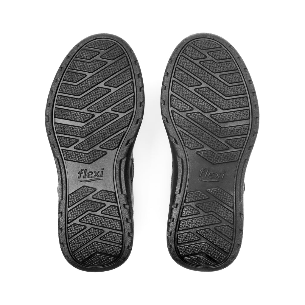 Zapato Niña Flexi Negro Escolar Infantil T17-22