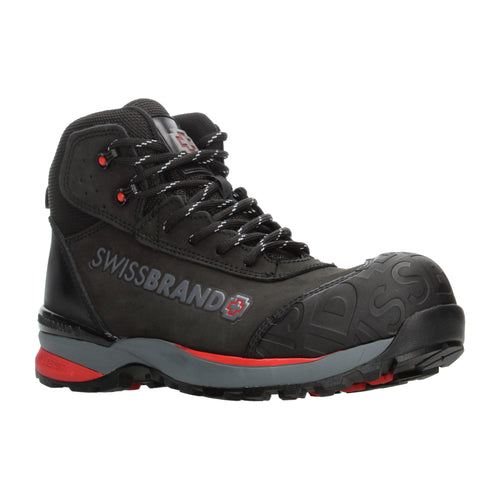 Bota Hombre Swiss brand Negro Industrial Caballero
