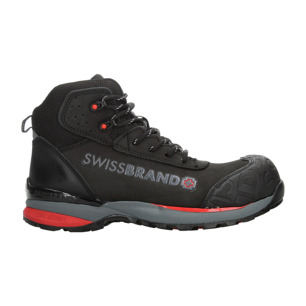Bota Hombre Swiss brand Negro Industrial Caballero