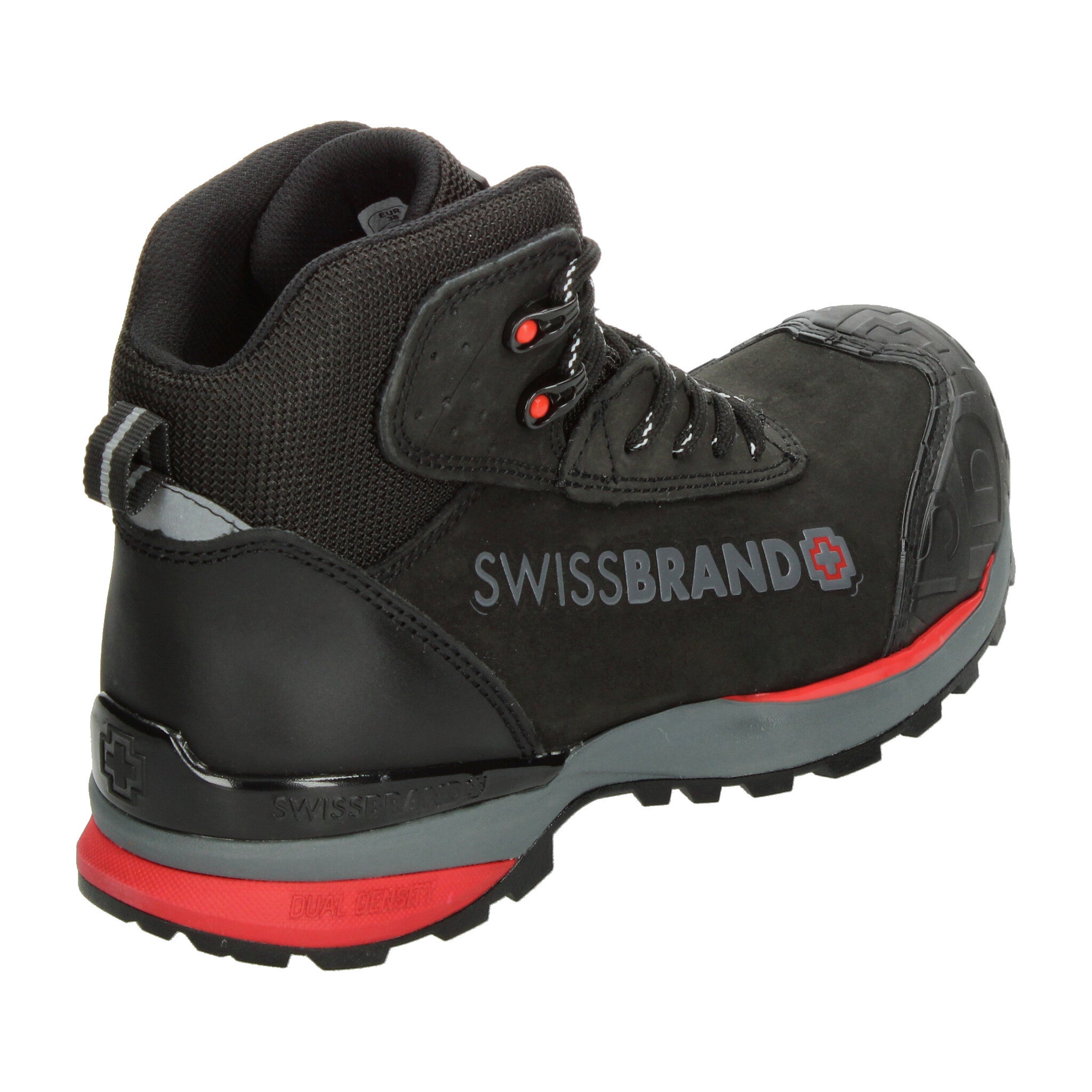 Bota Hombre Swiss brand Negro Industrial Caballero
